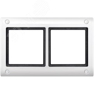 РАМКА 2 ПОСТА, С БОЛТАМИ, AQUADESIGN, ЦВЕТ ПОЛЯРНО-БЕЛЫЙ | MTN401219 | Schneider Electric - фото 3