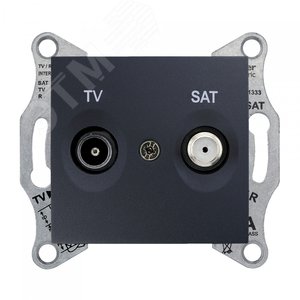 Sedna Розетка TV/SAT оконечная графит (SDN3401670)