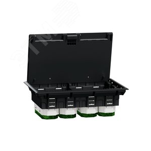 US+ Люк пластиковый размер XL на 12х45 12 постов или 24 модуля IP20 (INS52126)