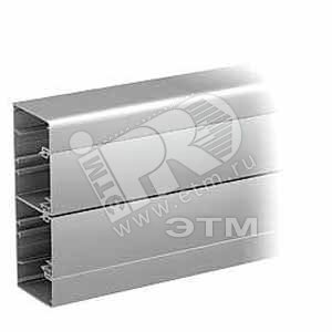 Короб 2 секции 140x55мм с крышкой OL45 алюминий - Schneider Electric