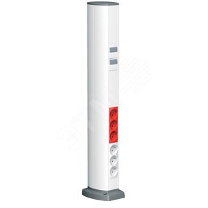 Мини-колонна двусторонняя 0.7 м белая RAL9010 (ISM20203) - Schneider Electric