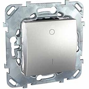Unica TOP Алюминий Выключатель 1-клавишный 2P 16A | MGU5.262.30ZD | Schneider Electric - фото 6