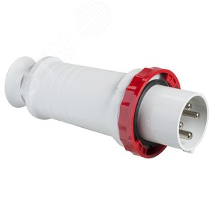 Вилка кабельная винтовые зажимы 63А 3P+E IP67 380В - фото 2