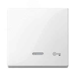 Клавиша с окошком для светоиндикатора КЛЮЧ белый (MTN435319) - фото 3