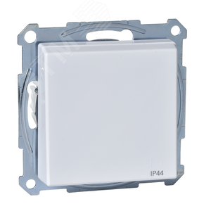 Механизм розетки Schuko с крышкой белый (MTN2314-0325) - фото 3