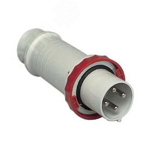 Вилка кабельная винтовые зажимы 63А 3P+E IP67 380В - фото 6