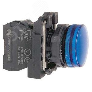 Лампа сигнальная 22мм 230/240V синяя (XB5AVM6) 4