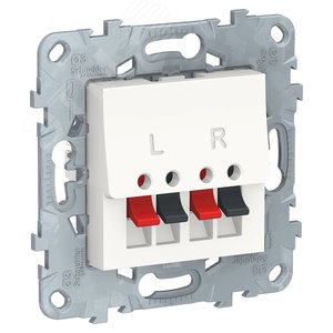 Аудиорозетка UNICA NEW белый (NU548618) - Schneider Electric