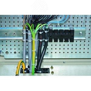 Держатель для кабелей Ш75 пластиковый (NSYSCCDINLG75) - Schneider Electric
