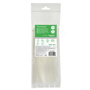 СТЯЖКА КАБЕЛЬНАЯ 200х3.6 БЕЛАЯ (100шт)