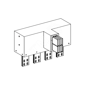 СЕКЦИЯ ВВОДНАЯ С УГЛОМ НА РЕБРО | KRC6300ER35 | Schneider Electric