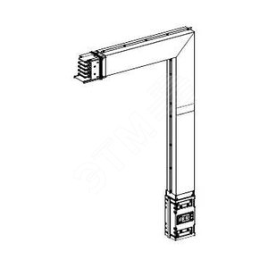 СЕКЦИЯ УГЛ.ВЕРТ. 250А НА ЗАКАЗ С ОГН.Б. | KSA250DLE4CF | Schneider Electric