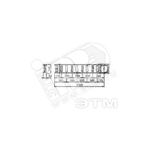 СЕКЦИЯ ПРЯМАЯ 250A, 2М | KSA250ED4208 | Schneider Electric - Schneider Electric