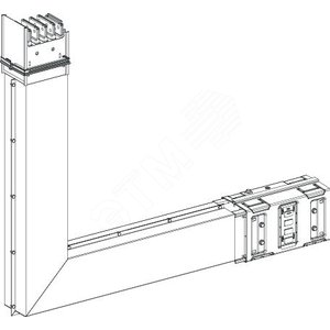 Секция угловая вертикальная на заказ 400А