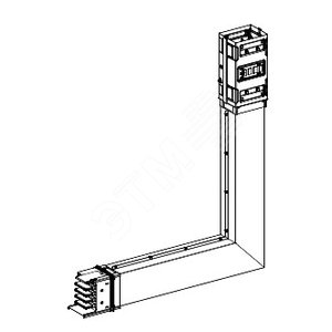 Секция угловая на заказ 800А