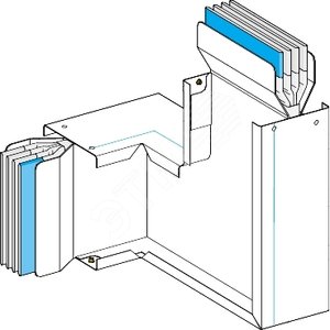 Z-ОБРАЗНАЯ СЕКЦИЯ УГЛОВАЯ НА РЕБРО И ПЛАШМЯ N4, 3L+N+PE, Cu, 1600А | KTC1600CP44 | Schneider Electric - Schneider Electric