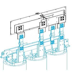 ВВОДНЫЙ БЛОК ДЛЯ СУХИХ ТРАНС. N5, 3L+N+PE, Cu, 2500А