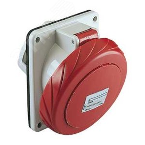 Розетка скрытая угловая 63А 3P+N+E IP67 380В винтовые зажимы (81283) - фото 7