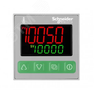 температ. контр., 48 x 48, универс. вх., 1 авар., 2 рел., 24 V ACDC, MODBUS 9