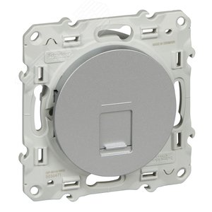 Odace Алюминий Розетка компьютерная RJ45 кат.5Е UTP infraplus | S53R471 | Schneider Electric - фото 4