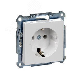 Механизм розетки Schuko белый (MTN2301-0325) 2