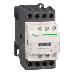 КОНТАКТОР D 4P (4НО),АС1 20 А,НО+НЗ,110V DС,ОГРАН. ПЕРЕНАПРЯЖЕНИЙ, | LC1DT20FD | Schneider Electric - Schneider Electric