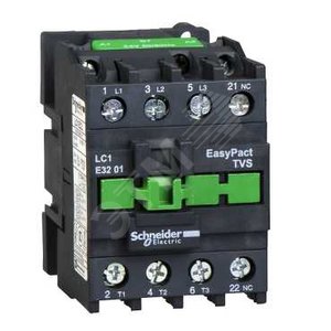 КОНТАКТОР TVS 1НЗ 38А 400В AC3 110В 50/60ГЦ | LC1E3801F7 | Schneider Electric - Schneider Electric