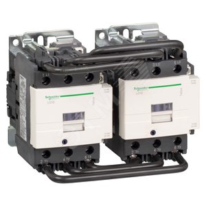 КОНТАКТОР РЕВЕРС. D 3Р, 80 A, НО+НЗ, 400V 50/60 ГЦ, ЗАЖИМ ПОД ВИНТ, | LC2D80V7 | Schneider Electric