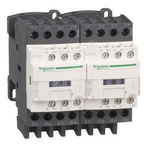 КОНТАКТОР РЕВЕРС. 4P (4НО), АС1 32 А, НО+НЗ, 24V 5 | LC2DT32B7 | Schneider Electric