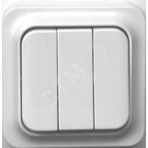 Выключатель 3 клавиши бежевый - Schneider Electric