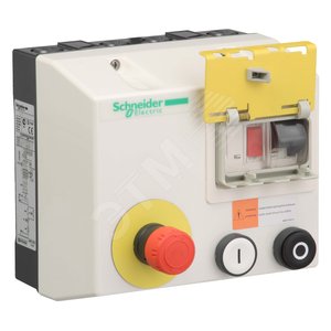 Пускатель магнитный 12А ~380В IP65 кнопки пуск/стоп 9-14А GV2-ME16 LG7D - SE (Schneider)