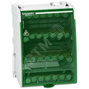 Распределительный блок винтовой 4П 100А 28 отверст - Schneider Electric
