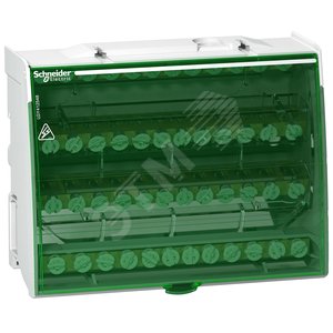 Распределительный блок винтовой 4П 125А 48 отверст - Schneider Electric