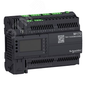 M172 Оптим., диспл, 42 I/Os, 2 RS485 изол (TM172ODM42RRU) - Schneider Electric