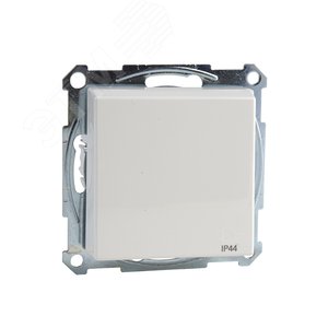 Механизм розетки Schuko с крышкой белый (MTN2314-0319) 3
