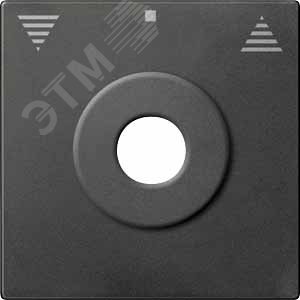 Центральная плата с маркировкой ВВЕРХ/СТОП/ВНИЗ антрацит 5