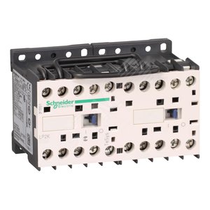 КОНТАКТОР РЕВЕРС. K 3P, 12 A, НЗ, 24V DС, ОГРАН. ПЕРЕНАПРЯЖЕНИЙ, ЗАЖИМ ПОД ВИНТ