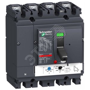Выключатель автоматический 4П4T TM125D NSX250F - Schneider Electric