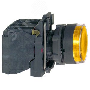 КНОПКА 22ММ ДО 350В ЖЕЛТАЯ С ПОДСВЕТКОЙ | XB5AW3565 | Schneider Electric 6