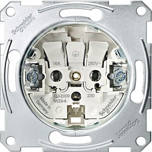 МЕХАНИЗМ РОЗЕТКИ Б/ЗАЗЕМЛ.КОНТ. | MTN2000-0000 | Schneider Electric 2