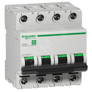 АВТОМАТИЧЕСКИЙ ВЫКЛ. C60N 4П 63A B | M9F10463 | Schneider Electric - Schneider Electric