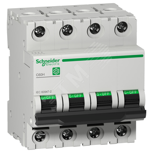 АВТОМАТИЧЕСКИЙ ВЫКЛ. C60H 4П 25A B | M9F13425 | Schneider Electric