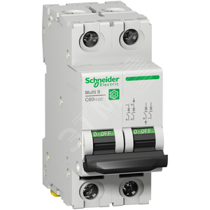 АВТОМАТИЧЕСКИЙ ВЫКЛ. C60H-DC 2П 1A C | M9U21201 | Schneider Electric