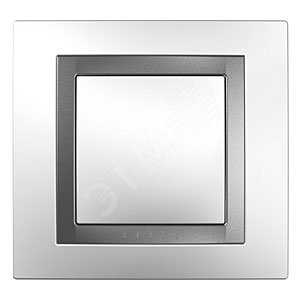 UNICA Декоративная вставка (серебро) - Schneider Electric