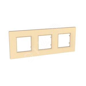 Unica-Quadro рамка х 3 карамель - Schneider Electric