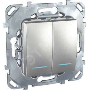 UNICAtop Выкл-ль 2-кл. с индик. в рамку - Schneider Electric