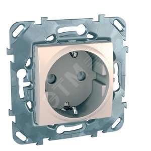 UNICA Розетка в рамку c/з с/ш EV быстрозажим.клем - Schneider Electric