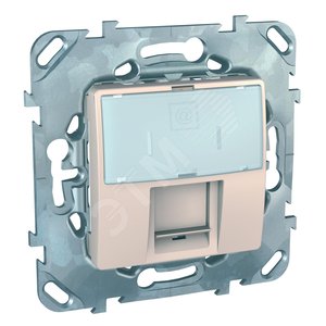 UNICA Розетка комп. 1хRJ45 в рамку EV - Schneider Electric