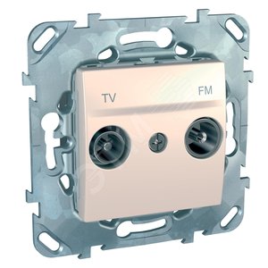 UNICA Розетка TV/FM одиноч.в рамку EV - Schneider Electric