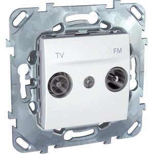 UNICA Розетка TV/FM оконеч.в рамку PV - Schneider Electric